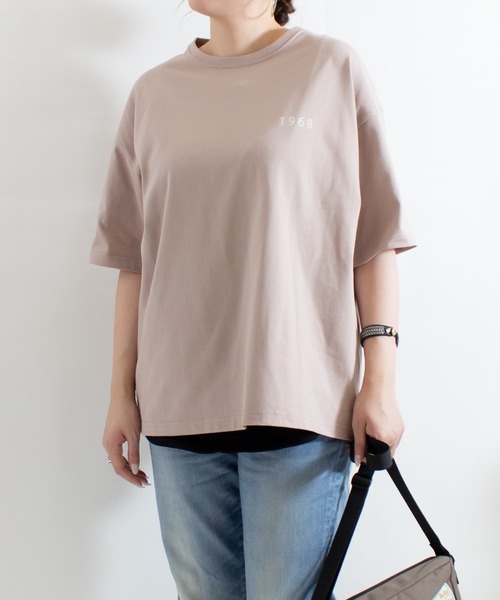 ALL ORDINARIES（オールオーディナリーズ）の「PORTLAND OREGON ビッグＴシャツ（Tシャツ/カットソー・レディース・ホワイト/ピンク/グリーン/サンドベージュ・S/M）」の8枚目の写真