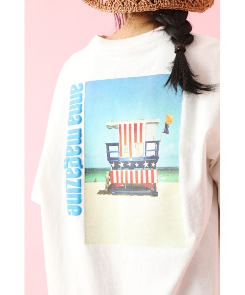 RODEO CROWNS WIDE BOWL（ロデオクラウンズワイドボウル）の「FOTLｘAMG BREAK Tシャツ（Tシャツ/カットソー・レディース・レッド系その他/ターコイズブルー/ブルー系その他・LARGE/MEDIUM）」の3枚目の写真