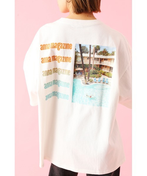 RODEO CROWNS WIDE BOWL（ロデオクラウンズワイドボウル）の「FOTLｘAMG BREAK Tシャツ（Tシャツ/カットソー・レディース・レッド系その他/ターコイズブルー/ブルー系その他・LARGE/MEDIUM）」の2枚目の写真