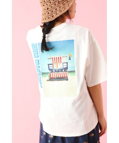 RODEO CROWNS WIDE BOWL（ロデオクラウンズワイドボウル）の「FOTLｘAMG BREAK Tシャツ（Tシャツ/カットソー・レディース・レッド系その他/ターコイズブルー/ブルー系その他・LARGE/MEDIUM）」の12枚目の写真