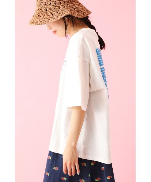 RODEO CROWNS WIDE BOWL（ロデオクラウンズワイドボウル）の「FOTLｘAMG BREAK Tシャツ（Tシャツ/カットソー・レディース・レッド系その他/ターコイズブルー/ブルー系その他・LARGE/MEDIUM）」の14枚目の写真