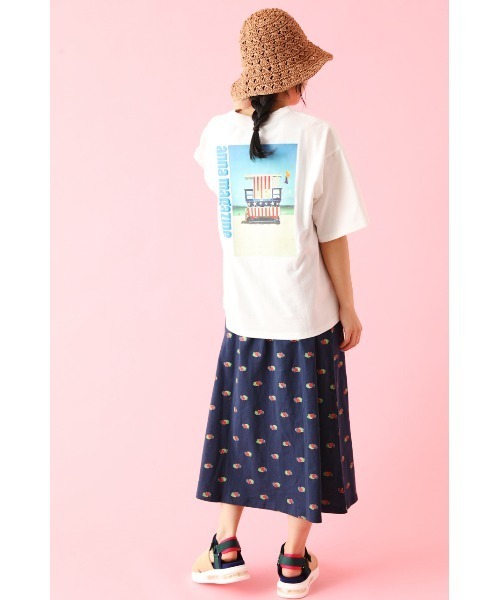 RODEO CROWNS WIDE BOWL（ロデオクラウンズワイドボウル）の「FOTLｘAMG BREAK Tシャツ（Tシャツ/カットソー・レディース・レッド系その他/ターコイズブルー/ブルー系その他・LARGE/MEDIUM）」の15枚目の写真