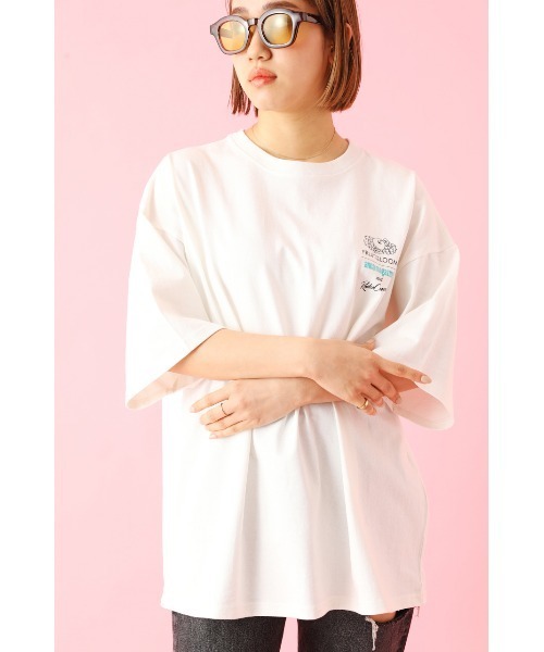 RODEO CROWNS WIDE BOWL（ロデオクラウンズワイドボウル）の「FOTLｘAMG BREAK Tシャツ（Tシャツ/カットソー・レディース・レッド系その他/ターコイズブルー/ブルー系その他・LARGE/MEDIUM）」の10枚目の写真