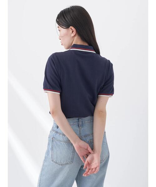 earth music&ecology（アースミュージックアンドエコロジー）の「ハートロゴ刺繍ポロ（シャツ/ブラウス・レディース・レッド/ネイビー/アイボリー/ブルー・S/M）」の12枚目の写真