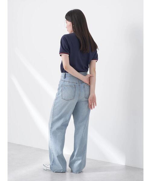 earth music&ecology（アースミュージックアンドエコロジー）の「ハートロゴ刺繍ポロ（シャツ/ブラウス・レディース・レッド/ネイビー/アイボリー/ブルー・S/M）」の10枚目の写真