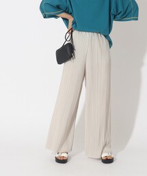 Cutie Blonde | 【楽して旬コーデ】ランダムプリーツ イージーパンツ(その他パンツ)