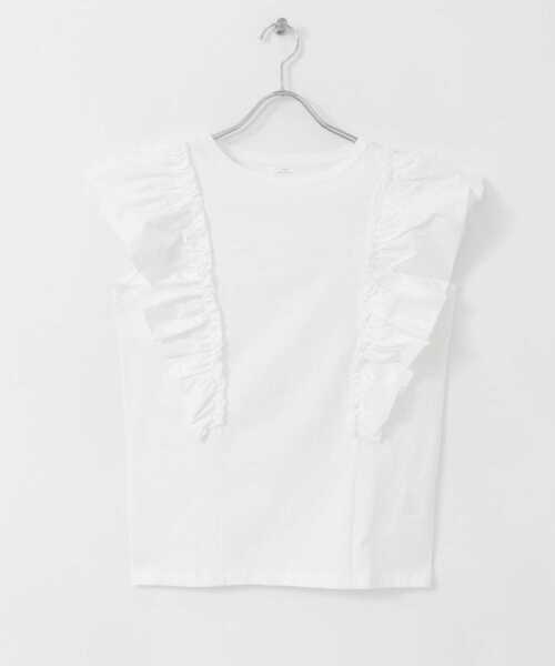 ITEMS URBANRESEARCH(アイテムズ アーバンリサーチ)の「フハクラッフルプルオーバー(Tシャツ/カットソー・レディース・ホワイト/ブラック・FREE)」の11枚目の写真