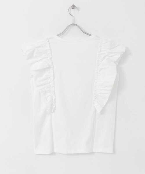 ITEMS URBANRESEARCH(アイテムズ アーバンリサーチ)の「フハクラッフルプルオーバー(Tシャツ/カットソー・レディース・ホワイト/ブラック・FREE)」の12枚目の写真