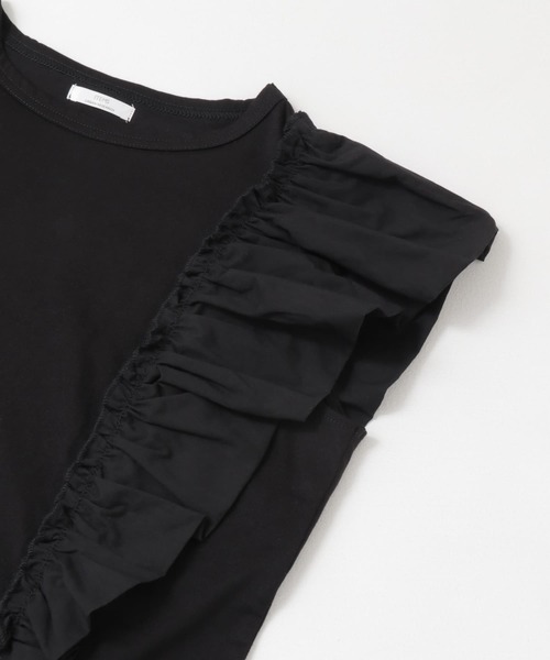 ITEMS URBANRESEARCH(アイテムズ アーバンリサーチ)の「フハクラッフルプルオーバー(Tシャツ/カットソー・レディース・ホワイト/ブラック・FREE)」の14枚目の写真