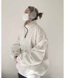 YACA（ヤーカ）の「half zip anorak/ハーフジップアノラック（マウンテンパーカー）」