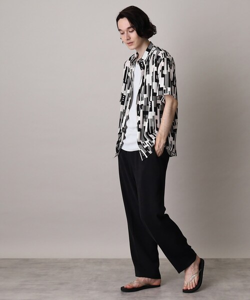 THE SHOP TK (ザ ショップ ティーケー )の「◆レギュラーカラープリント柄シャツ(シャツ/ブラウス・メンズ・ブラック系7/ネイビー系2/グレー系4/ブラック系2・03/02/04)」の12枚目の写真
