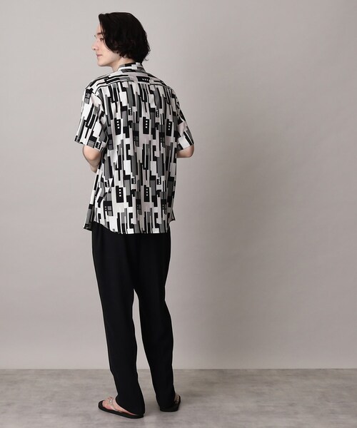 THE SHOP TK (ザ ショップ ティーケー )の「◆レギュラーカラープリント柄シャツ(シャツ/ブラウス・メンズ・ブラック系7/ネイビー系2/グレー系4/ブラック系2・03/02/04)」の13枚目の写真