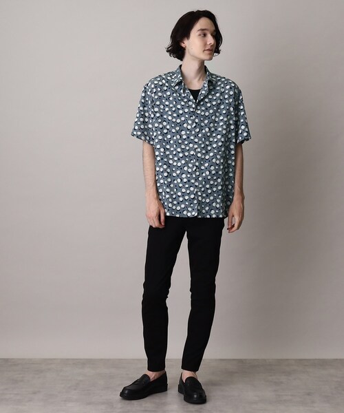 THE SHOP TK (ザ ショップ ティーケー )の「◆レギュラーカラープリント柄シャツ(シャツ/ブラウス・メンズ・ブラック系7/ネイビー系2/グレー系4/ブラック系2・03/02/04)」の19枚目の写真
