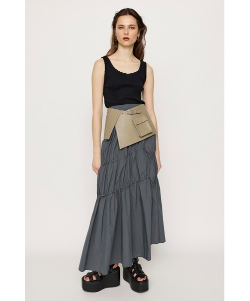 SLY（スライ）の「2WAY DAMAGE CROP TANK 2ウェイ ダメージ クロップド丈 タンクトップ y2k（タンクトップ・レディース・レッド/ブラック/ホワイト・FREE）」の11枚目の写真