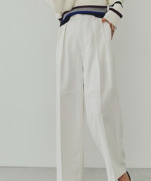 ベーシックツータックパンツ