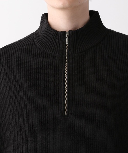 RAGEBLUE(レイジブルー)の「ハーフジップ/モックネックニットベスト(ベスト・メンズ・ホワイト/ブラック/ブラウン・MEDIUM/LARGE)」の9枚目の写真