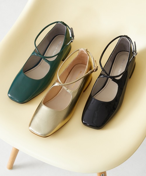 ORiental TRaffic(オリエンタルトラフィック)の「クロスストラップパンプス 31304(パンプス・レディース・ゴールド/ブルー/ブラック・34/42/37/35/38/41/39/36/40)」の13枚目の写真