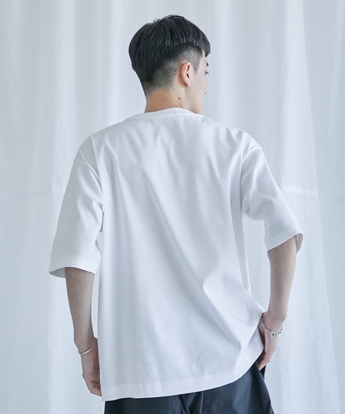 PUBLIC TOKYO(パブリックトウキョウ)の「黄ばまないTEE(Tシャツ/カットソー・メンズ・ホワイト・1/2/3)」の6枚目の写真