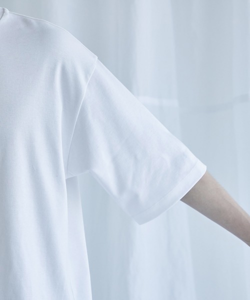 PUBLIC TOKYO(パブリックトウキョウ)の「黄ばまないTEE(Tシャツ/カットソー・メンズ・ホワイト・1/2/3)」の8枚目の写真