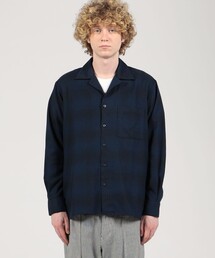 INDIVIDUALIZED SHIRTS オープンカラーシャツ ストライプ ストライプオープンカラーシャツ | Anytime Songs