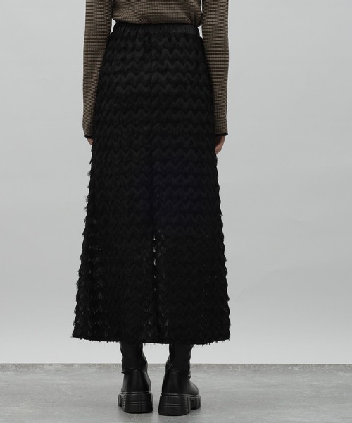 LAKOLE（ラコレ）の「フリンジスカート / 975980（スカート・レディース・アイボリー/ブラック・SMALL/MEDIUM）」の10枚目の写真