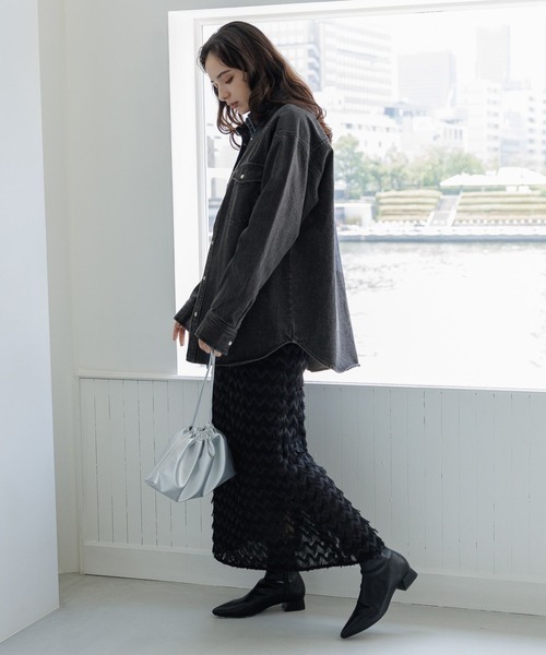 LAKOLE（ラコレ）の「フリンジスカート / 975980（スカート・レディース・アイボリー/ブラック・SMALL/MEDIUM）」の18枚目の写真