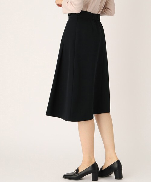 index（インデックス）の「◆セットアップ対応 ストレッチタックフレアスカート/RENU（R）【イージーアイロン/防シワ/洗濯機洗い可】（スカート・レディース・ブルー系その他/ベージュ/ダークブラウン・42/38/36/40）」の3枚目の写真