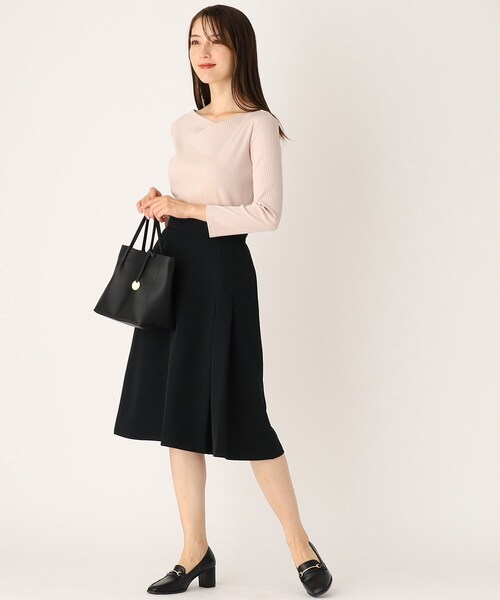 index（インデックス）の「◆セットアップ対応 ストレッチタックフレアスカート/RENU（R）【イージーアイロン/防シワ/洗濯機洗い可】（スカート・レディース・ブルー系その他/ベージュ/ダークブラウン・42/38/36/40）」の15枚目の写真