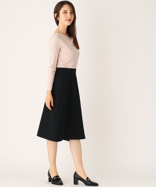 index（インデックス）の「◆セットアップ対応 ストレッチタックフレアスカート/RENU（R）【イージーアイロン/防シワ/洗濯機洗い可】（スカート・レディース・ブルー系その他/ベージュ/ダークブラウン・42/38/36/40）」の16枚目の写真