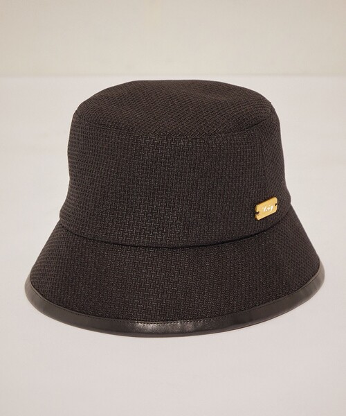 DEICY（デイシー）の「パイピングバケットハット（ハット・レディース・ブラック・FREE）」の2枚目の写真