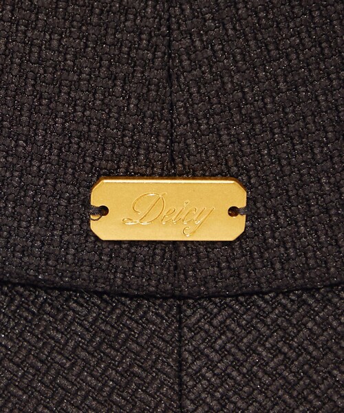 DEICY（デイシー）の「パイピングバケットハット（ハット・レディース・ブラック・FREE）」の4枚目の写真