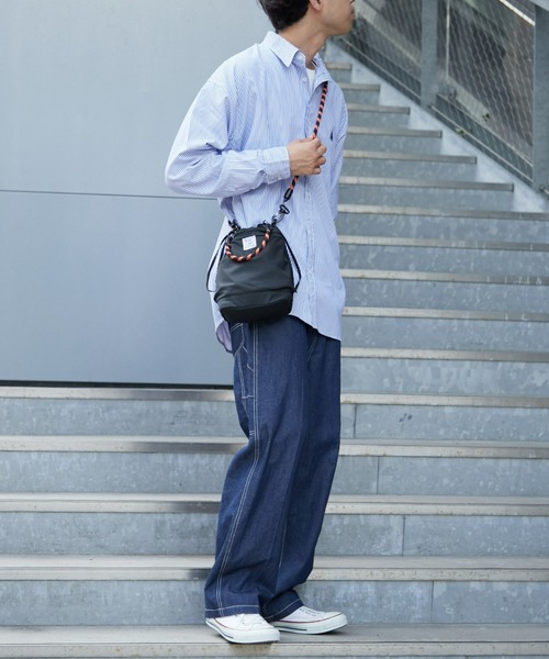 CIAOPANIC TYPY（チャオパニックティピー）の「【tsac/TheSunAndClassic】ヘルメットバッグS（ショルダーバッグ・メンズ・カーキ/ブラック/ベージュ・ONE SIZE）」の7枚目の写真