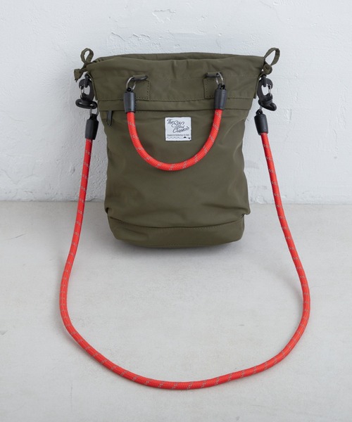 CIAOPANIC TYPY（チャオパニックティピー）の「【tsac/TheSunAndClassic】ヘルメットバッグS（ショルダーバッグ・メンズ・カーキ/ブラック/ベージュ・ONE SIZE）」の13枚目の写真