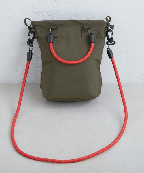 CIAOPANIC TYPY（チャオパニックティピー）の「【tsac/TheSunAndClassic】ヘルメットバッグS（ショルダーバッグ・メンズ・カーキ/ブラック/ベージュ・ONE SIZE）」の16枚目の写真