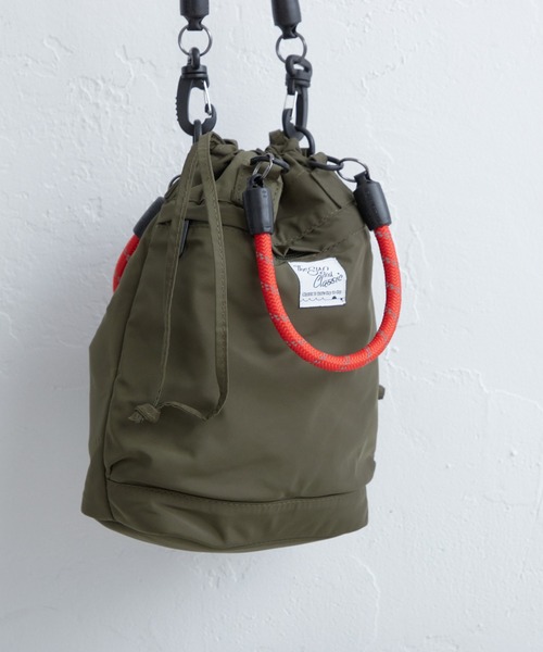 CIAOPANIC TYPY（チャオパニックティピー）の「【tsac/TheSunAndClassic】ヘルメットバッグS（ショルダーバッグ・メンズ・カーキ/ブラック/ベージュ・ONE SIZE）」の18枚目の写真