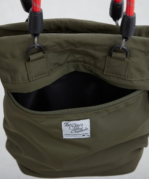 CIAOPANIC TYPY（チャオパニックティピー）の「【tsac/TheSunAndClassic】ヘルメットバッグS（ショルダーバッグ・メンズ・カーキ/ブラック/ベージュ・ONE SIZE）」の20枚目の写真