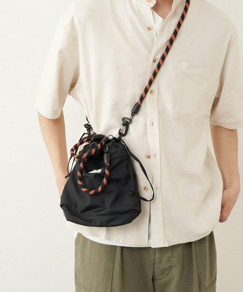 CIAOPANIC TYPY（チャオパニックティピー）の「【tsac/TheSunAndClassic】ヘルメットバッグS（ショルダーバッグ・メンズ・カーキ/ブラック/ベージュ・ONE SIZE）」の22枚目の写真