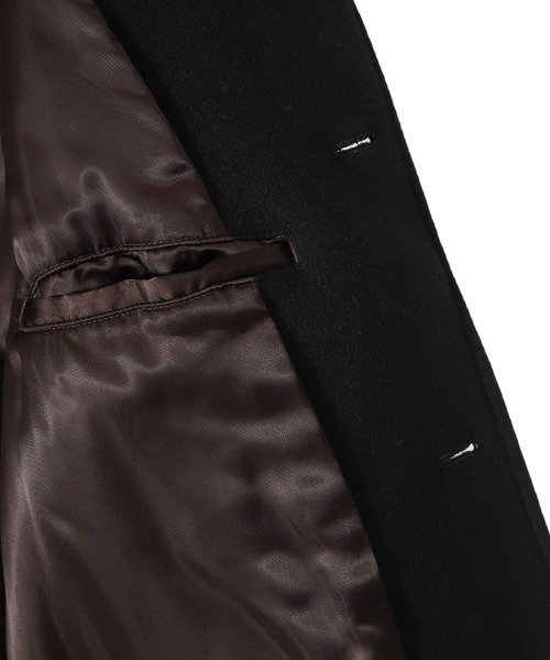 marka（マーカ）の「marka / マーカ：PUFFED AWARD JACKET - wool double cloth -：M23C-18BL01C[COR]（スタジャン・メンズ・ブラック・2）」の12枚目の写真