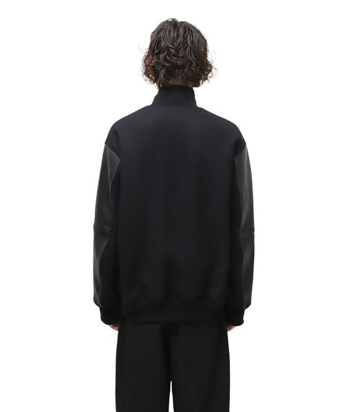 marka（マーカ）の「marka / マーカ：PUFFED AWARD JACKET - wool double cloth -：M23C-18BL01C[COR]（スタジャン・メンズ・ブラック・2）」の17枚目の写真