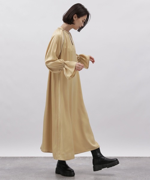 LAKOLE（ラコレ）の「キャンディースリーブワンピース / 979333（ワンピース・レディース・レモンイエロー/ブラック・MEDIUM/SMALL）」の7枚目の写真