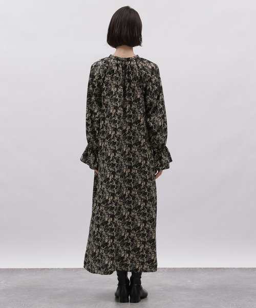 キャンディスリーブストライプワンピース 裾ラウンドシャツワンピース 先染めストライプ | OPナガソデ