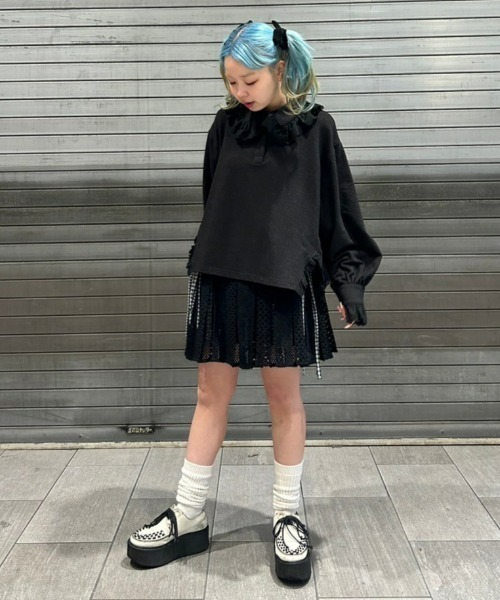CandyStripper ANARCHY BEAR POLOトップス 完売品 ANARCHY BEAR NORDIC KNIT | Candy Stripper（キャンディ