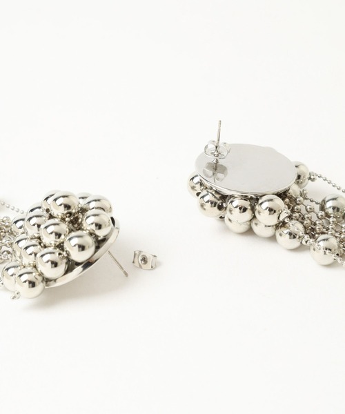 HARE（ハレ）の「ボリュームデザインピアス(HARE)（ピアス（両耳用）・レディース・シルバー・FREE）」の13枚目の写真