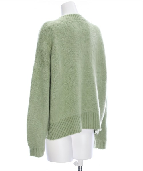 clear（クリア）の「YESモヘアオーバーニット（ニット/セーター・レディース・ブラック/グリーン/モカ・F）」の6枚目の写真