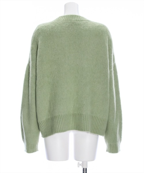 clear（クリア）の「YESモヘアオーバーニット（ニット/セーター・レディース・ブラック/グリーン/モカ・F）」の7枚目の写真