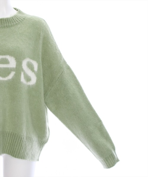 clear（クリア）の「YESモヘアオーバーニット（ニット/セーター・レディース・ブラック/グリーン/モカ・F）」の9枚目の写真