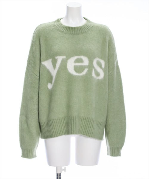 clear（クリア）の「YESモヘアオーバーニット（ニット/セーター・レディース・ブラック/グリーン/モカ・F）」の19枚目の写真
