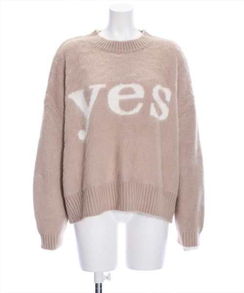 clear（クリア）の「YESモヘアオーバーニット（ニット/セーター・レディース・ブラック/グリーン/モカ・F）」の14枚目の写真