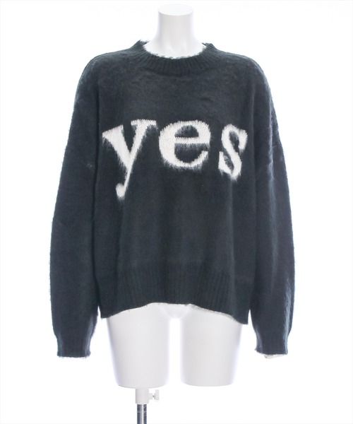 clear（クリア）の「YESモヘアオーバーニット（ニット/セーター・レディース・ブラック/グリーン/モカ・F）」の11枚目の写真