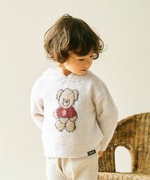 apres les cours | 【リンクコーデ可能】tiny bear もこもこパーカー(パーカー)